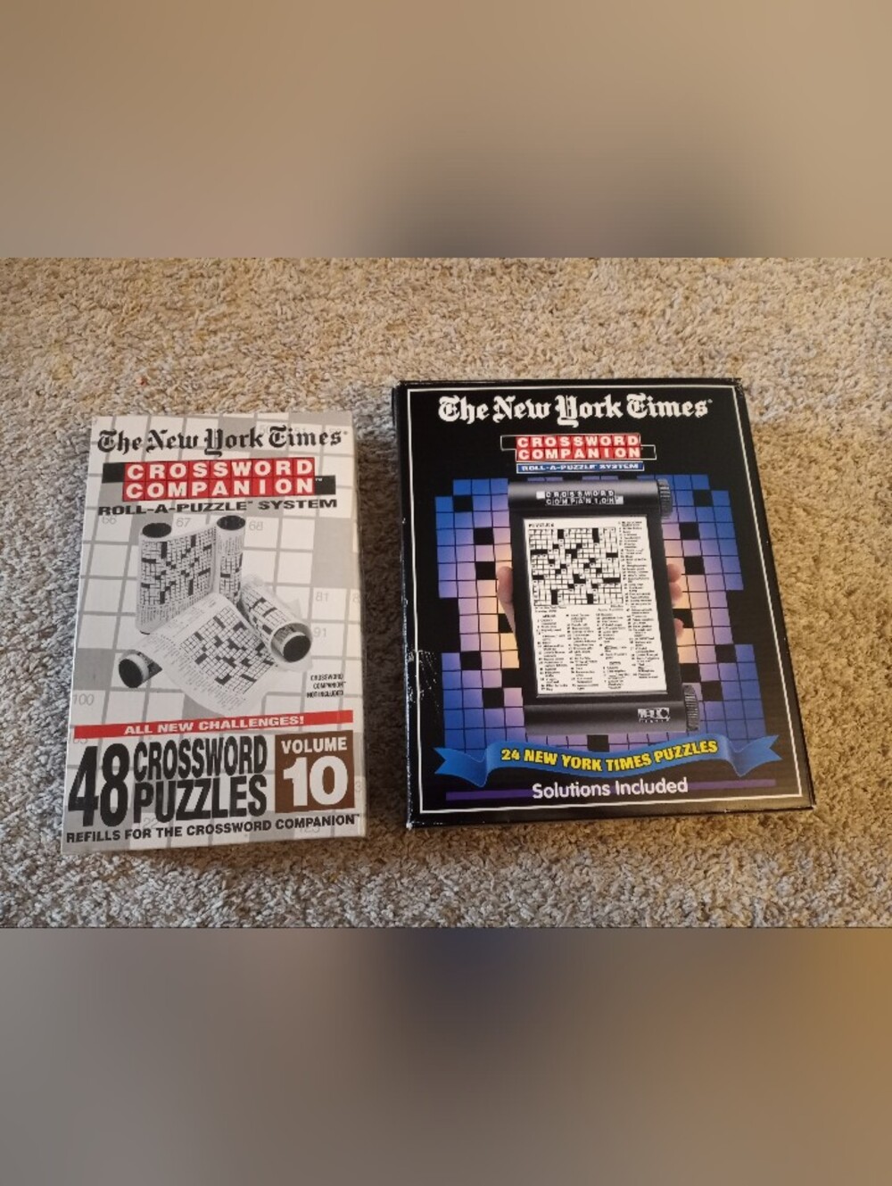 NWOT NIP New York Times Crossword Puzzle With Puzzle Refills
